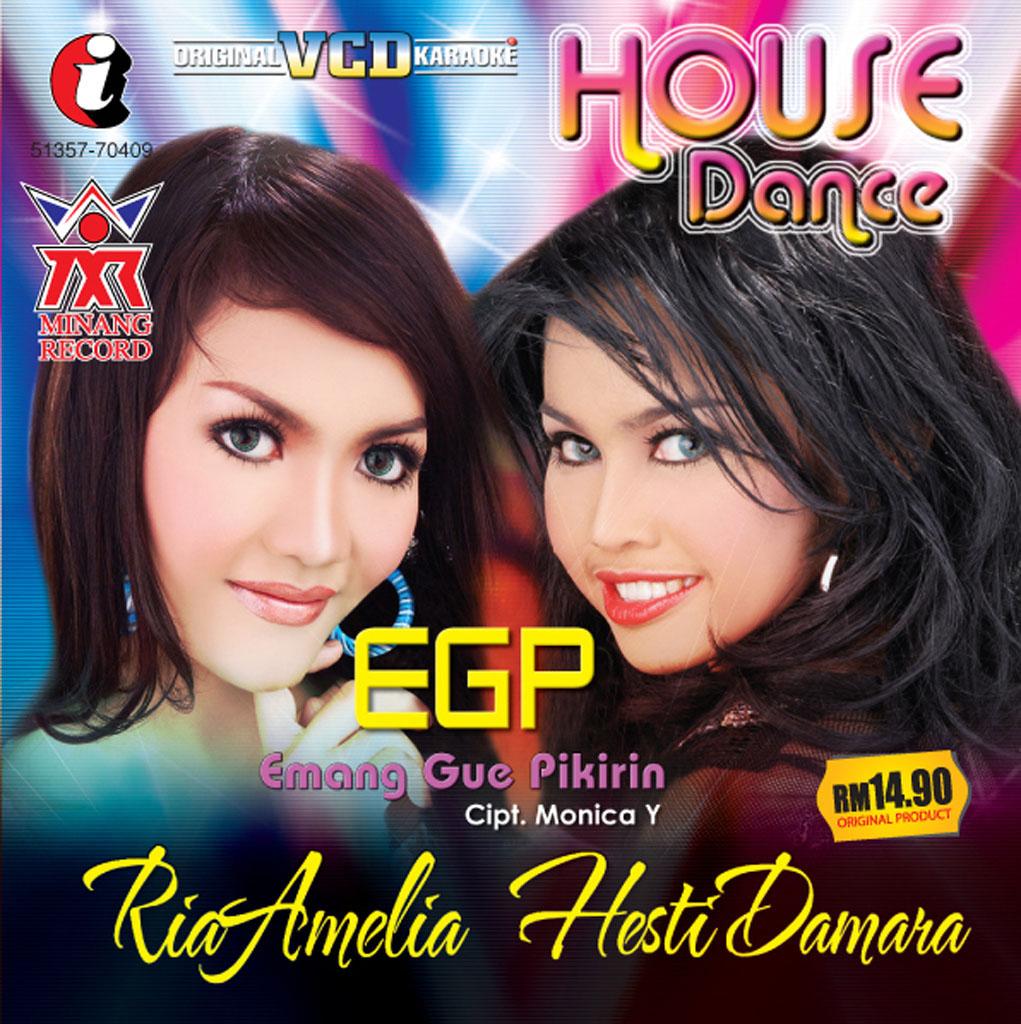 Ria Amelia & Hesti Damara - House Dance vcd (front)