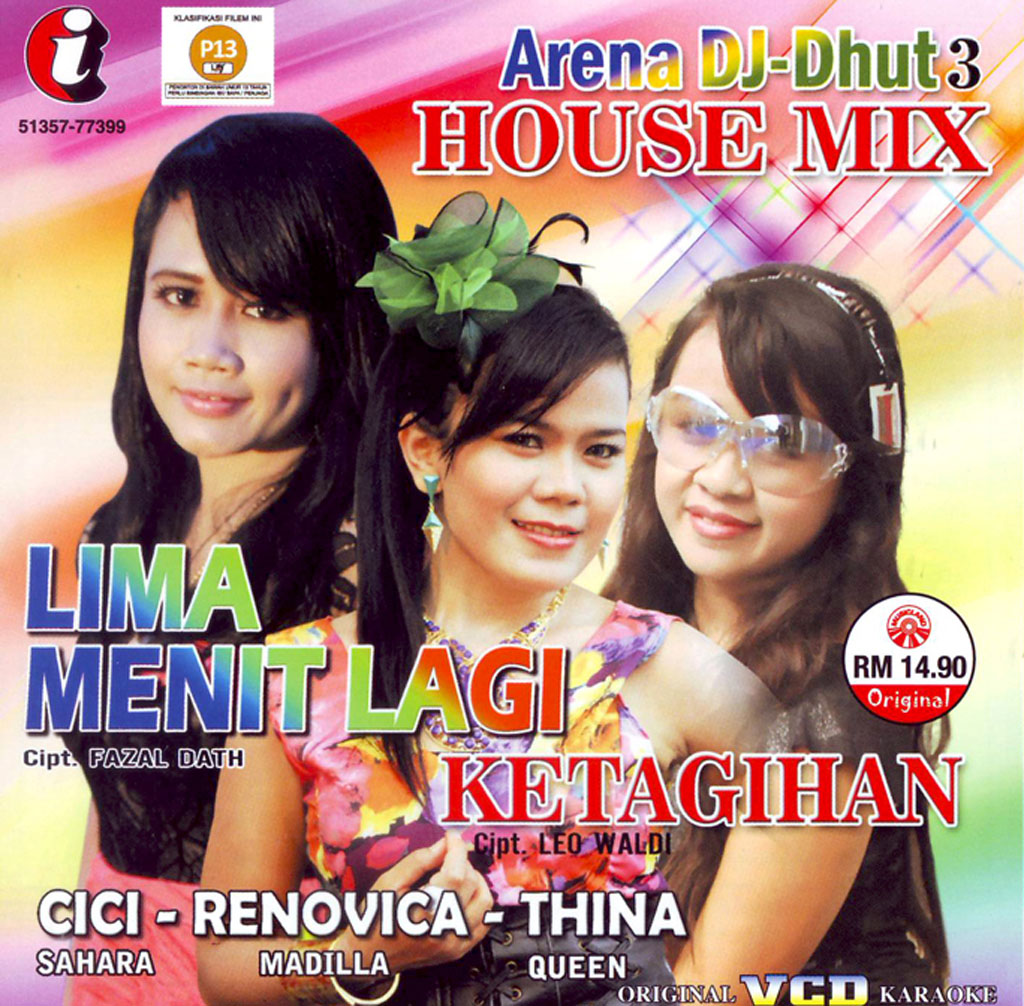 CICI & RENOVICA & THINA - Arena DJ-Dhut 3 (VCD) 77399 (front)