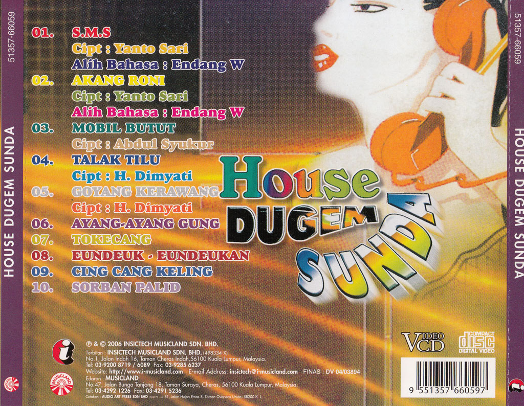 House Degem Sunda VCD 66059 (Back)