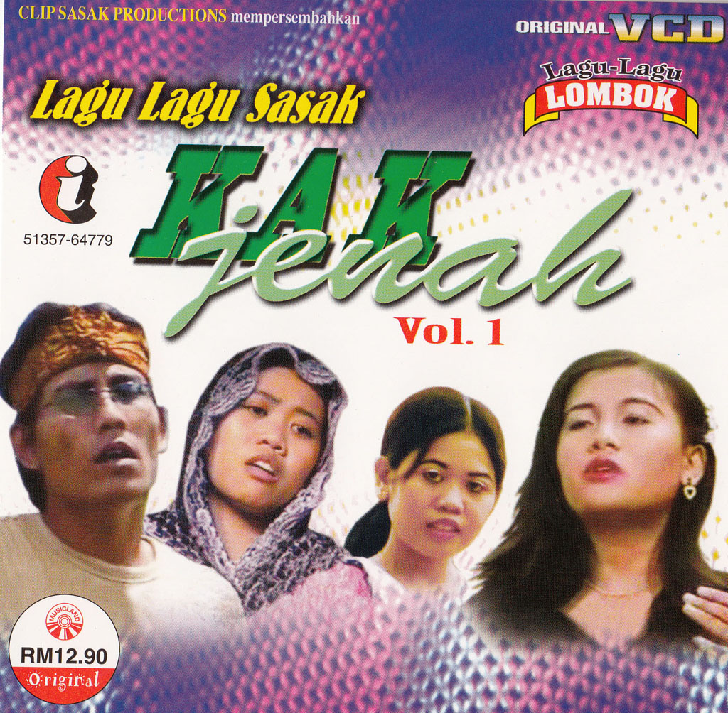 Lagu Lagu Sasak Kak Jenah VOL 1 VCD 64779 (Front)