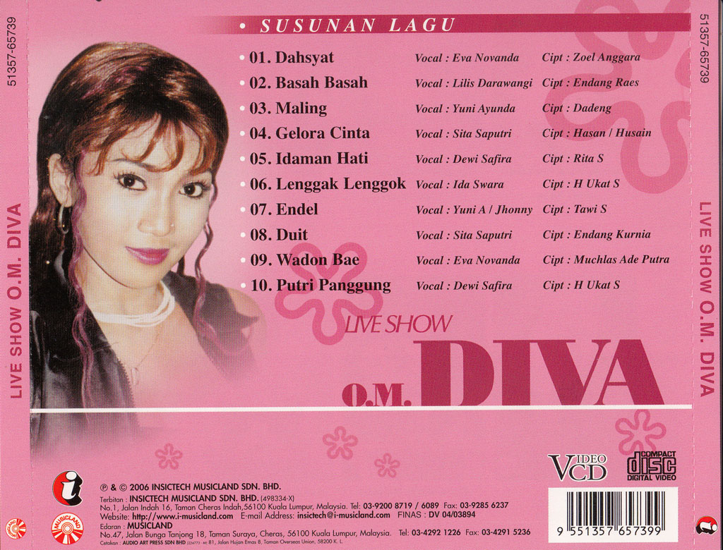Live Show OM Diva VCD 65739 (Back)