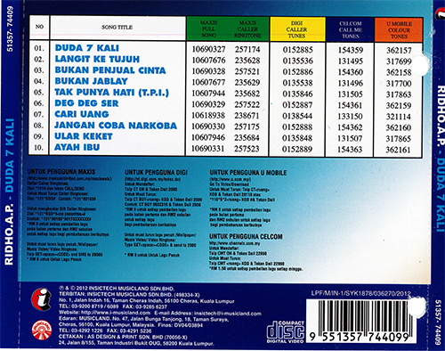 74409 Ridho AP - Duda 7 Kali (back)